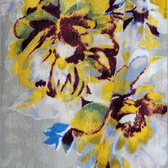 Altar’d State Bell Sleeve Boho Floral Tunic Mini Dress S Grey Fairy Garden Girl - Picture 10 of 13